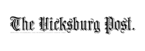 The Washington Post logo displayed on a black background with stylish design.