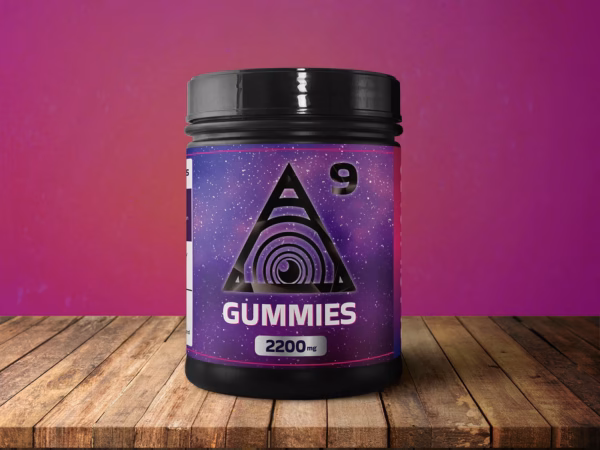 Delta 9 gummies packaging design — cannabis product packaging by Tanur Graphics