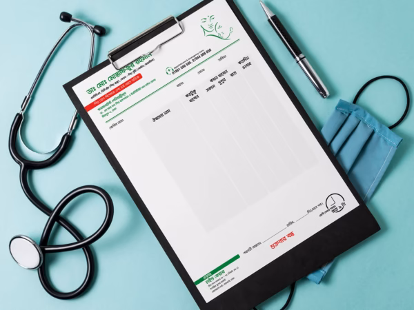 Doctor prescription pad design — professional medical notepad by Tanur Graphics
