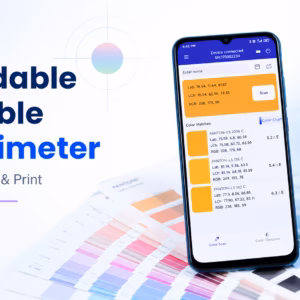 LS170 portable colorimeter with smartphone app for packaging and print color measurement